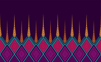 Pattern design with geometric shapes. vector