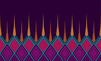 Pattern design with geometric shapes. vector