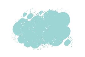 Hand drawn textured speech bubble background. Cloud shape backdrop. Call out shape for messages, banners, phrases, quotes. vector