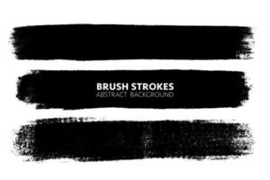 Vector set of hand drawn brush strokes, stains for backdrops. Monochrome design elements set. One color monochrome artistic hand drawn backgrounds.