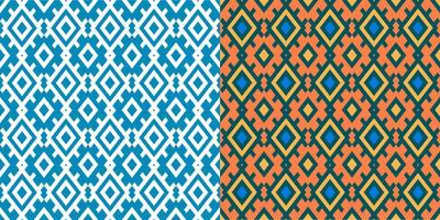 Pattern design with geometric shapes. vector