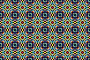 Pattern design with geometric shapes. vector