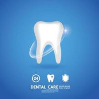 dental cuidado creativo concepto. vector