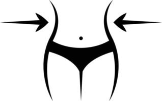 Weight Loss, Slimming, Losing Weight Icon vector