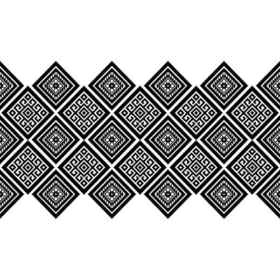 Pattern design with geometric shapes.