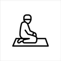 shalat icono con aislado vektor y transparente antecedentes vector