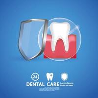 Dental care creative concept. vector