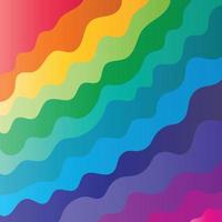 Multicolored waves design, multicolored background vector