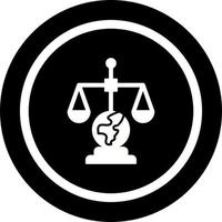 International Law Vector Icon