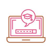 Digital Learning Vector Icon