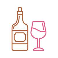 icono de vector de vino