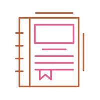 Spring Notebook Vector Icon