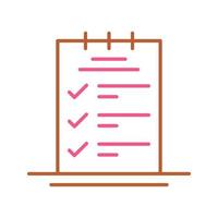 Booking CheckList Vector Icon