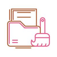 Data Cleaning Vector Icon