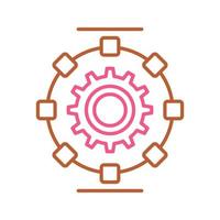 Automated Process Vector Icon