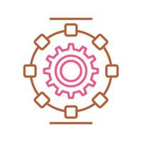 Automated Process Vector Icon