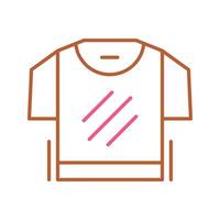 icono de vector de camiseta