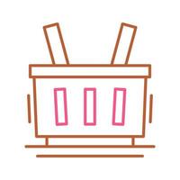 Shopping Basket Vector Icon