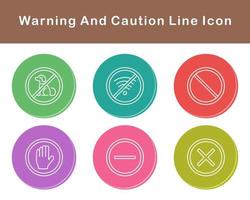 Warning And Caution Vector Icon Set