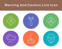 Warning And Caution Vector Icon Set