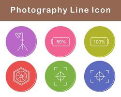 fotografía vector icono conjunto