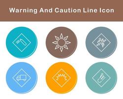 Warning And Caution Vector Icon Set