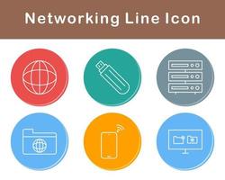 Networking Vector Icon Set