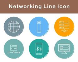 Networking Vector Icon Set