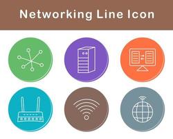 Networking Vector Icon Set