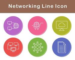 Networking Vector Icon Set