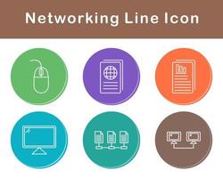 Networking Vector Icon Set