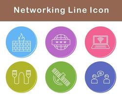 Networking Vector Icon Set