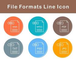 File Formats Vector Icon Set