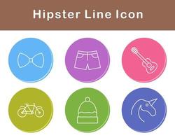 Hipster Vector Icon Set