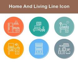 Home And Living Vector Icon Set