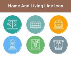 Home And Living Vector Icon Set