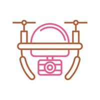 Camera Drone Vector Icon