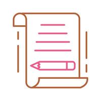 escribir icono vectorial vector