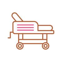 Hospital Bed Vector Icon