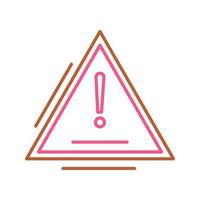 Warning Unique Vector Icon