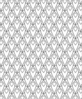 Black and white seamless pattern for coloring book in doodle style. vector