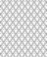 Black and white seamless pattern for coloring book in doodle style. vector