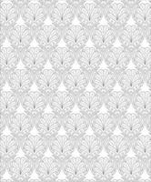 Black and white seamless pattern for coloring book in doodle style. vector