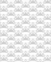 Black and white seamless pattern for coloring book in doodle style. vector