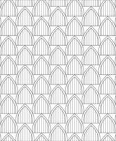 Black and white seamless pattern for coloring book in doodle style. vector