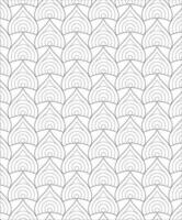 Black and white seamless pattern for coloring book in doodle style. vector