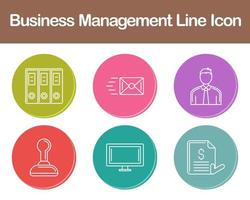 Business Management Vector Icon Set