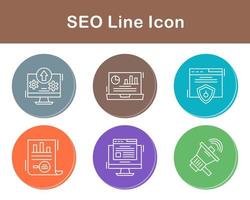 seo vector icono conjunto