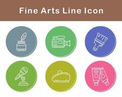 Fine Arts Vector Icon Set