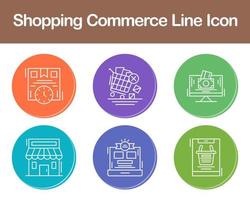 Shopping Commerce Vector Icon Set